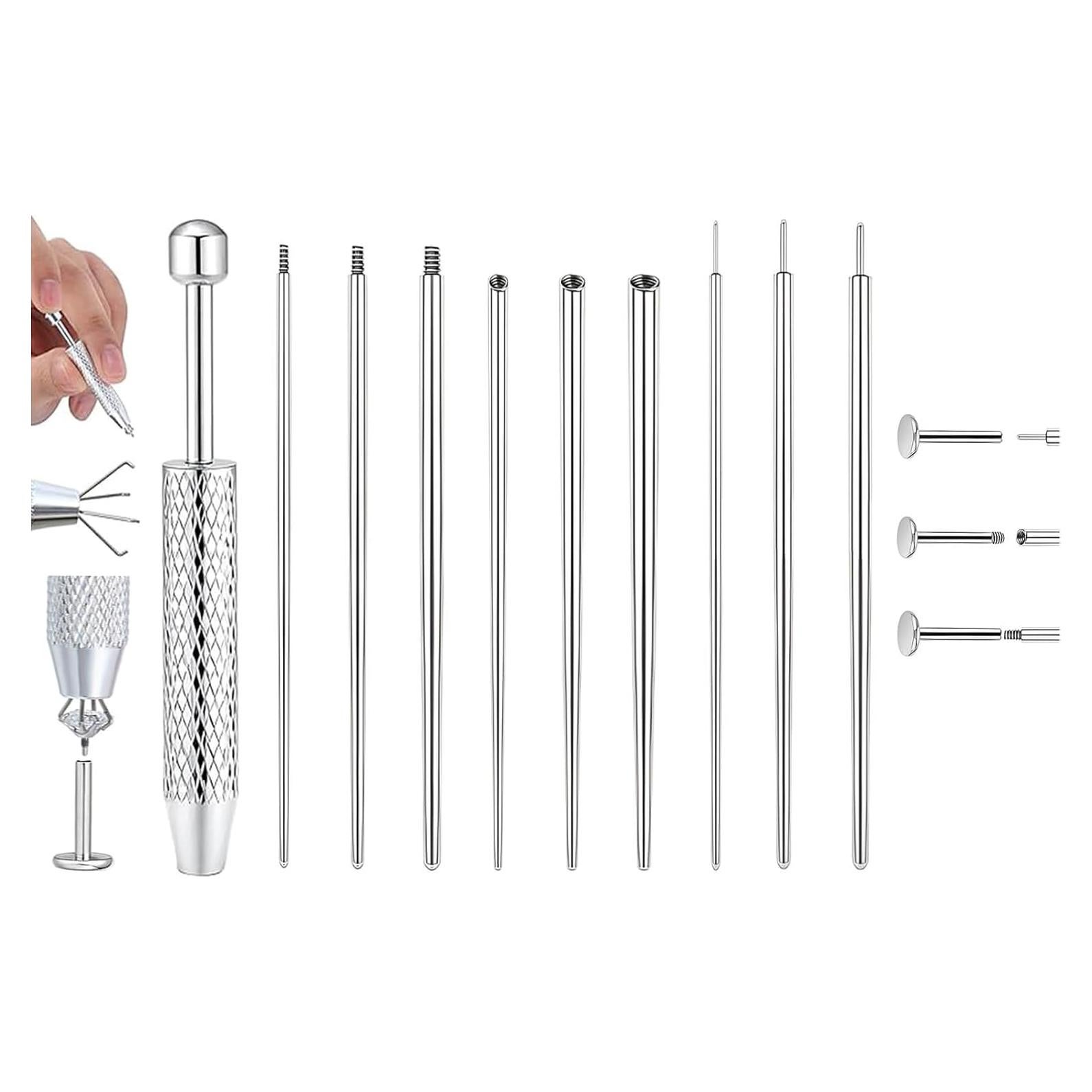 Kit de Herramientas de Piercing Uni-J 14G-20G Acero Inoxidable