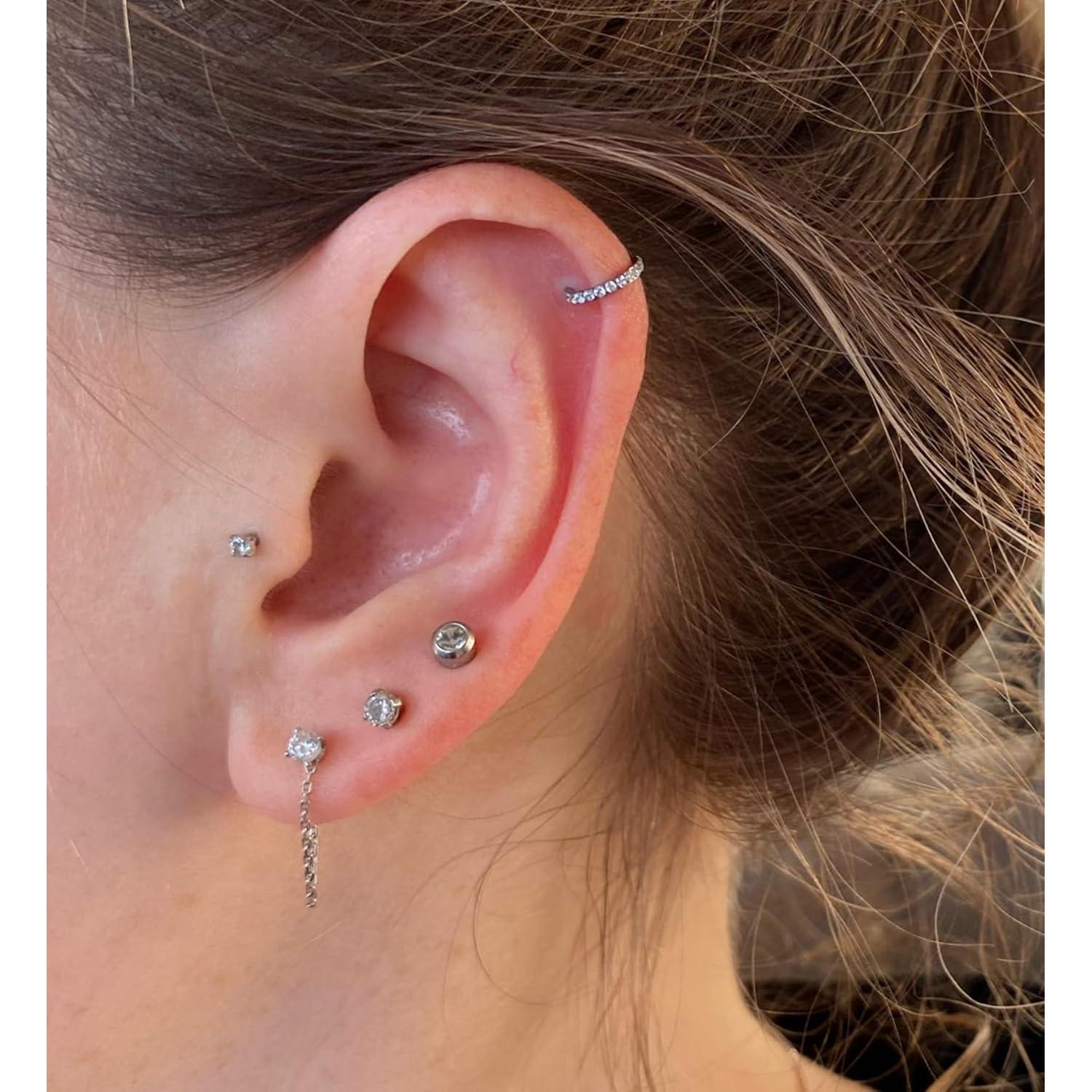 Kit de Perforación de Orejas y Nariz QWALIT - Desechable