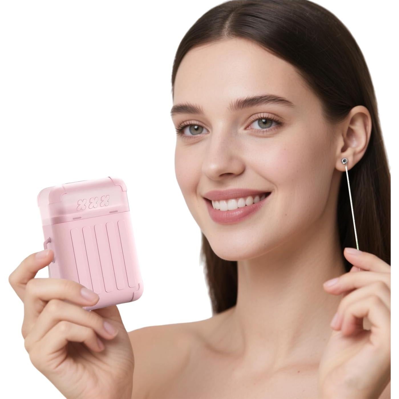 Kit de Limpieza de Piercing DJDZ con 240 Hilos y 15ml Solución