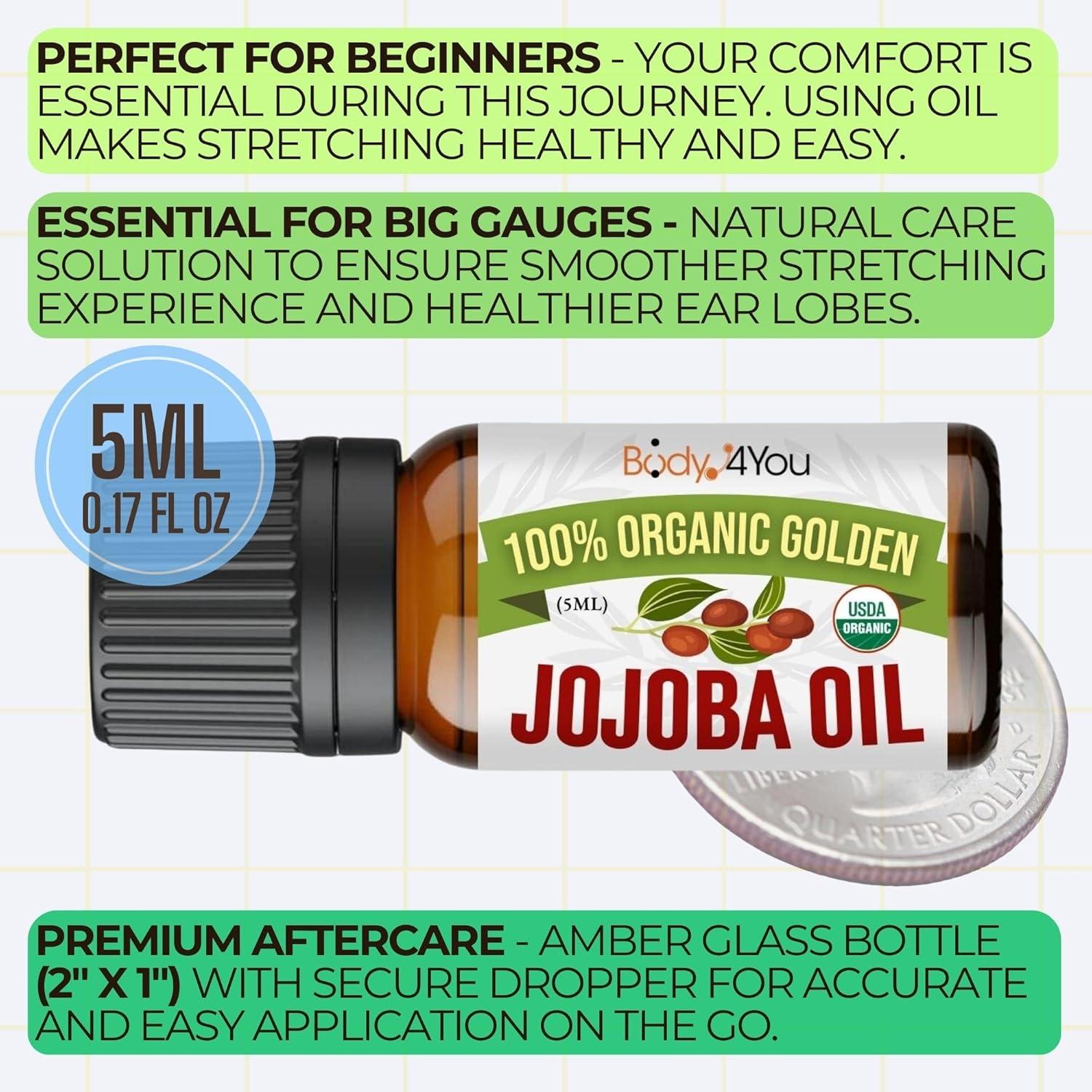 Kit de Estiramiento de Orejas BodyJ4You 37 Piezas 14G-00G