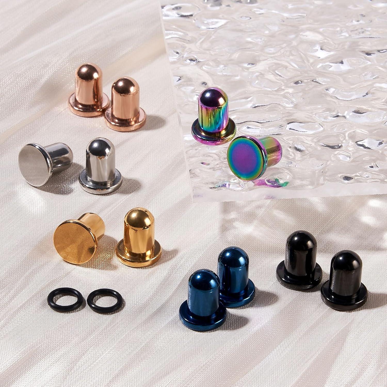 Kit de Estiramiento de Orejas 18PCS Longbeauty Acero Quirúrgico