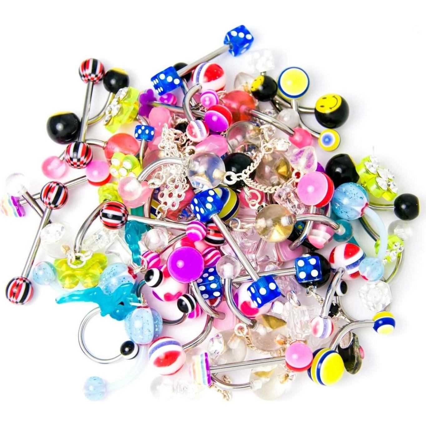 Kit de Joyería para Piercing Corporal BodyJ4You 120 Piezas