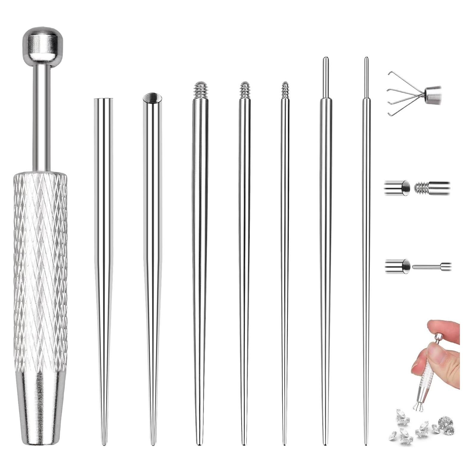 Kit de Herramientas para Piercing 8 Piezas Acero Inoxidable