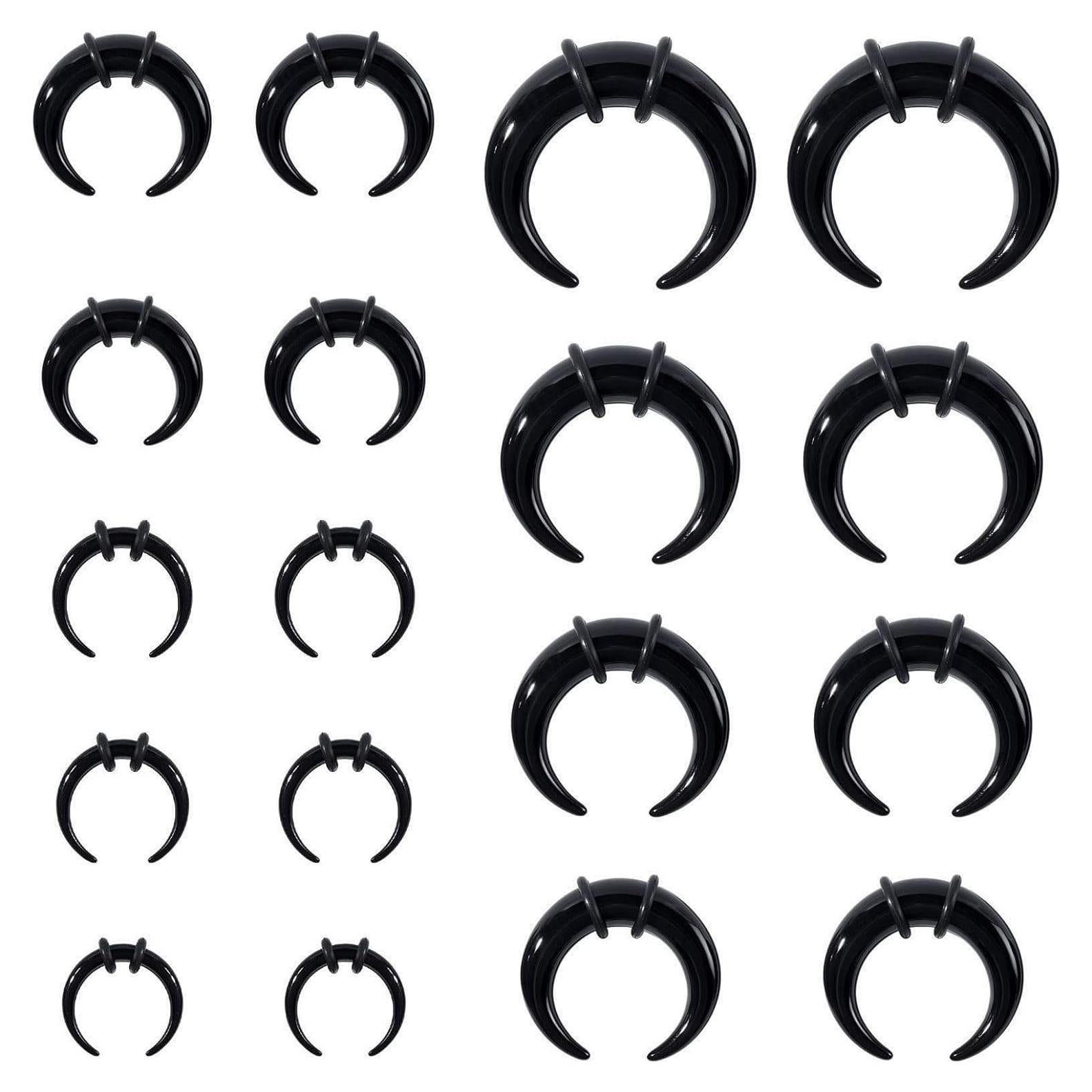 Kit de Estiramiento de Septum 18 Piezas 14G-00G Lianrunshangmao