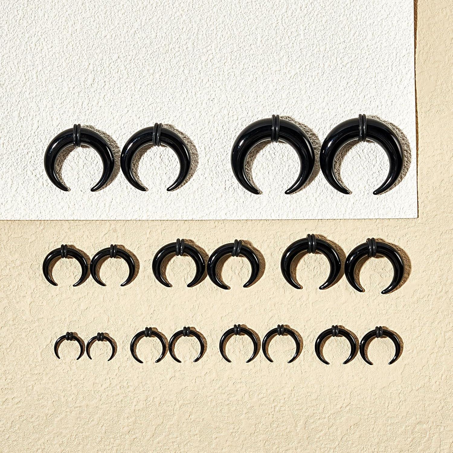 Kit de Estiramiento de Septum 18 Piezas 14G-00G Lianrunshangmao