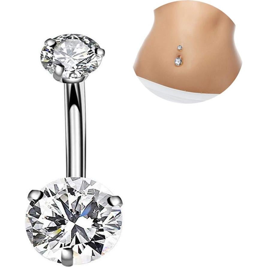 Kit de Piercing de Ombligo Prgislew con Agujas 13G y 14G