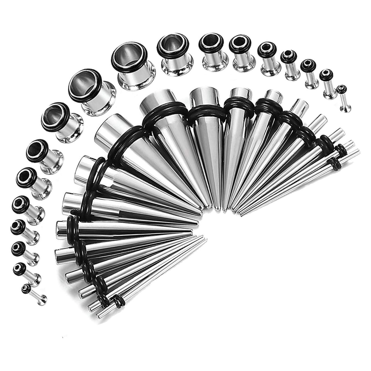 Kit de Estiramiento de Orejas BodyJ4You 28 Piezas 12G-0G