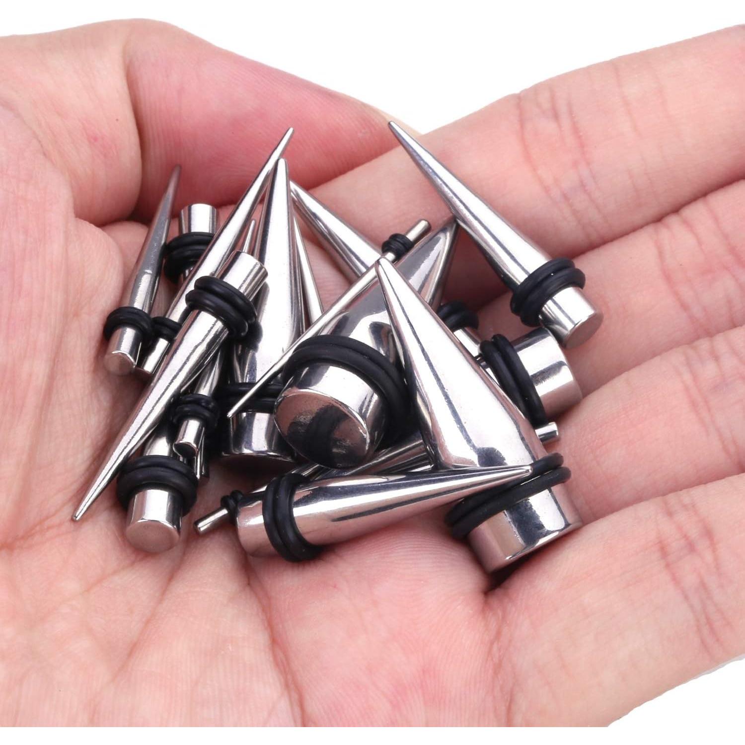 Kit de Estiramiento de Orejas BodyJ4You 28 Piezas 12G-0G