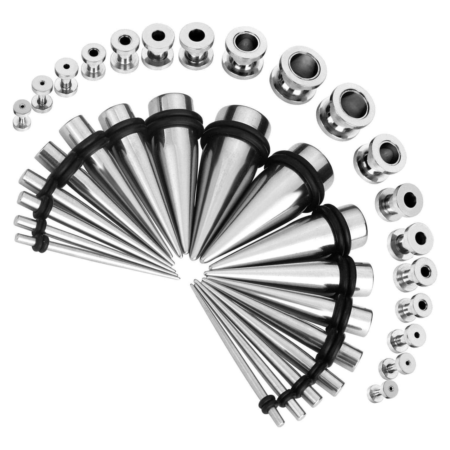 Kit de Estiramiento de Oídos CABBE KALLO 36 Piezas 14G-00G