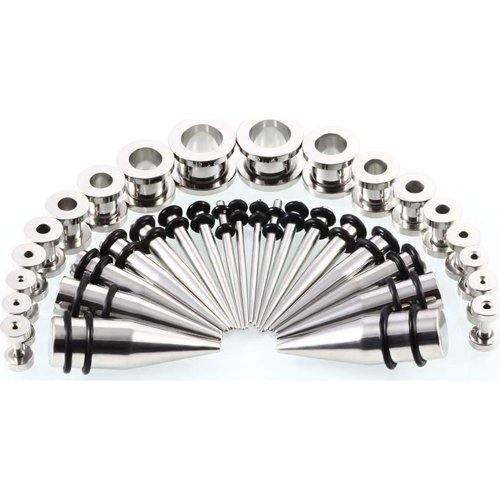 Kit de Estiramiento de Oídos CABBE KALLO 36 Piezas 14G-00G