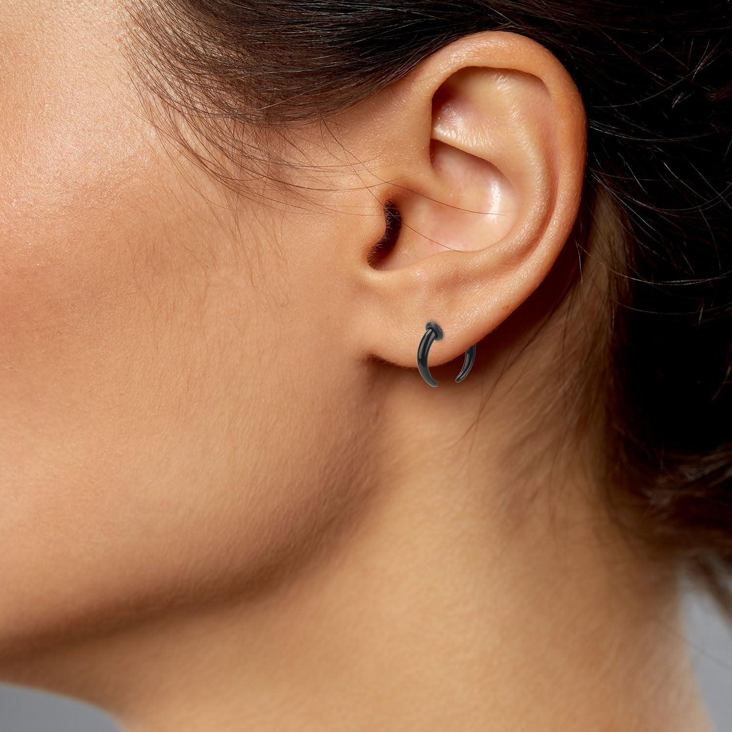 18 Anillos de Septum Acrílicos Mikovivi - 4G a 14G, 3 Colores