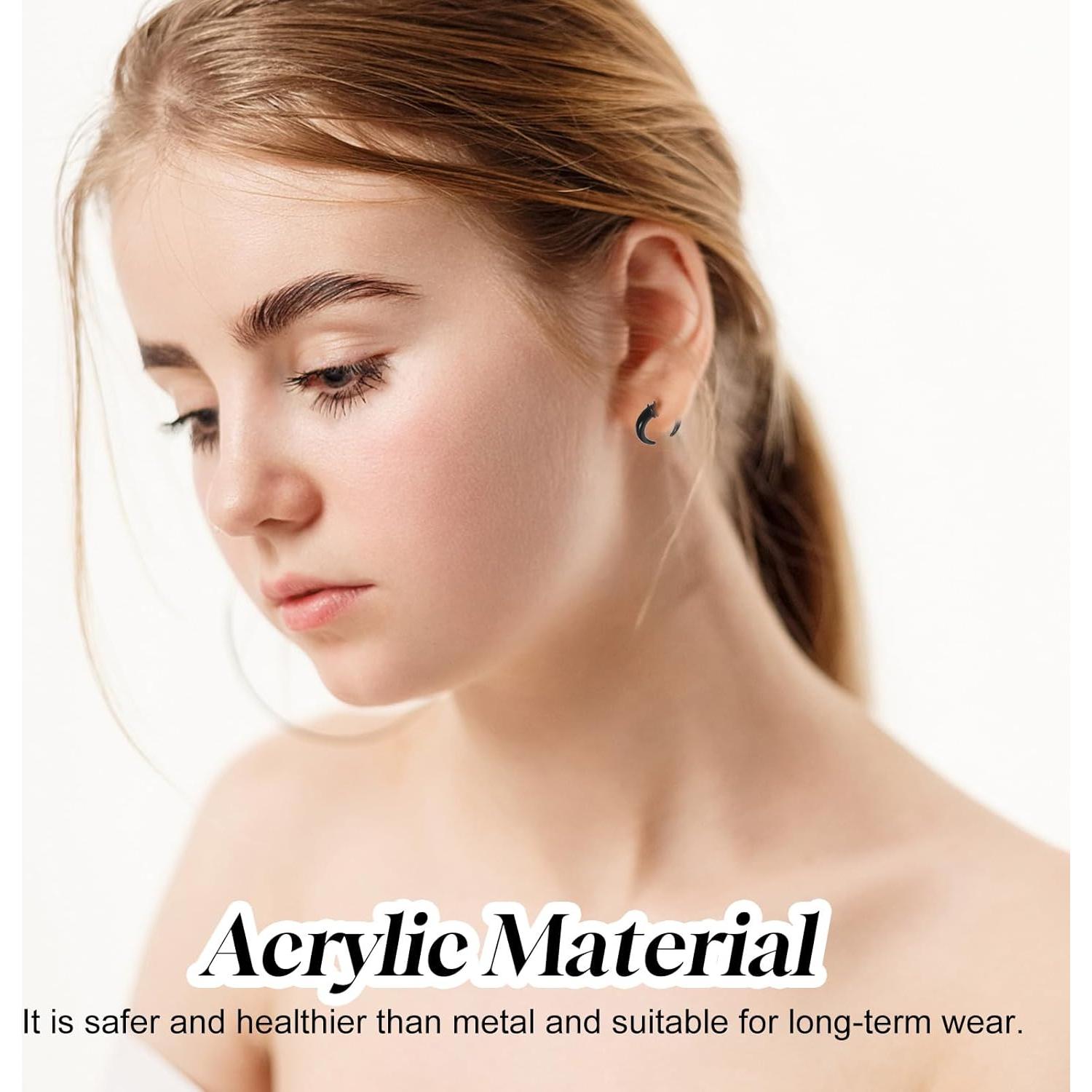 Kit de Piercing de Septum 18 Pcs Acrílico LIQWEI - Estiramiento