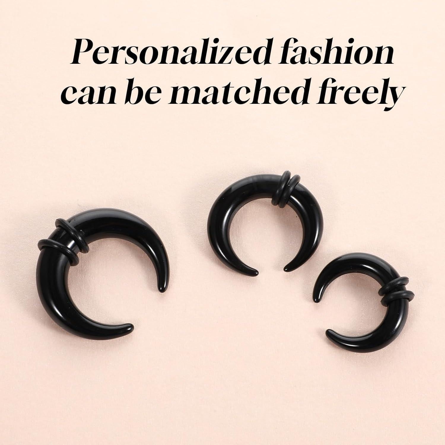 Kit de Piercing de Septum 18 Pcs Acrílico LIQWEI - Estiramiento