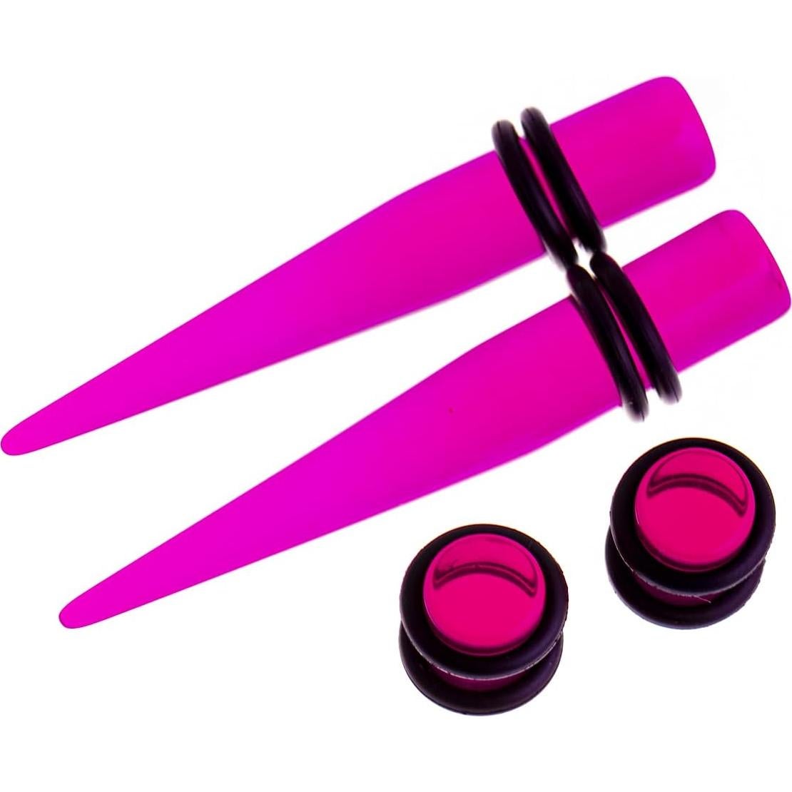 Kit de Estiramiento para Oídos 84 Piezas Acrílico 14G-00G