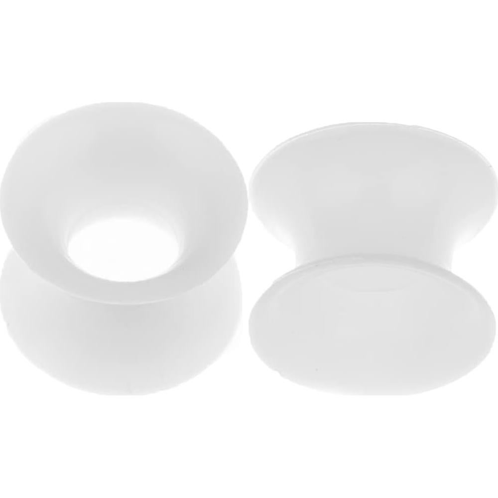 Kit de Estiramiento de Orejas 50 Piezas Acrílico Rosa 14G-00G