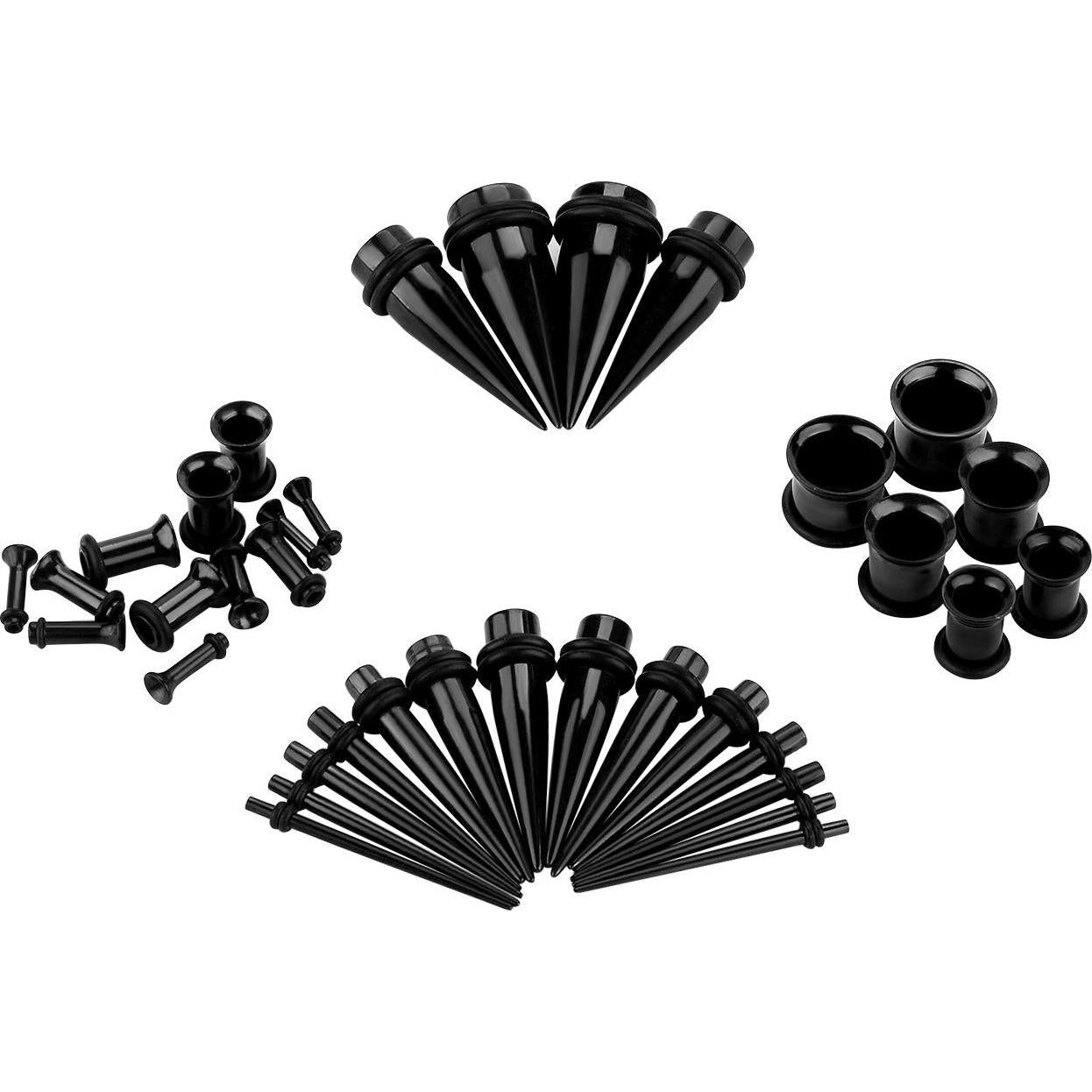 Kit de Estiramiento de Orejas 36PC Acero Inoxidable 14-00G