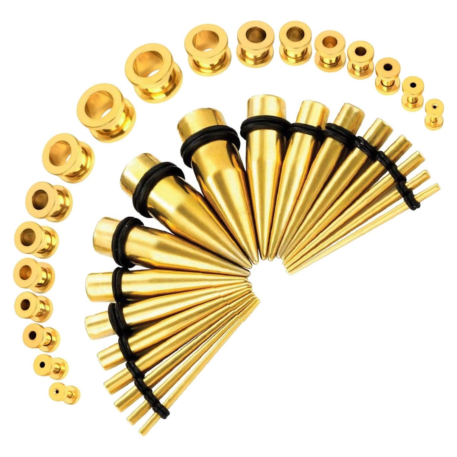 Kit de Estiramiento de Orejas BodyJ4You 36 Piezas 14G-00G