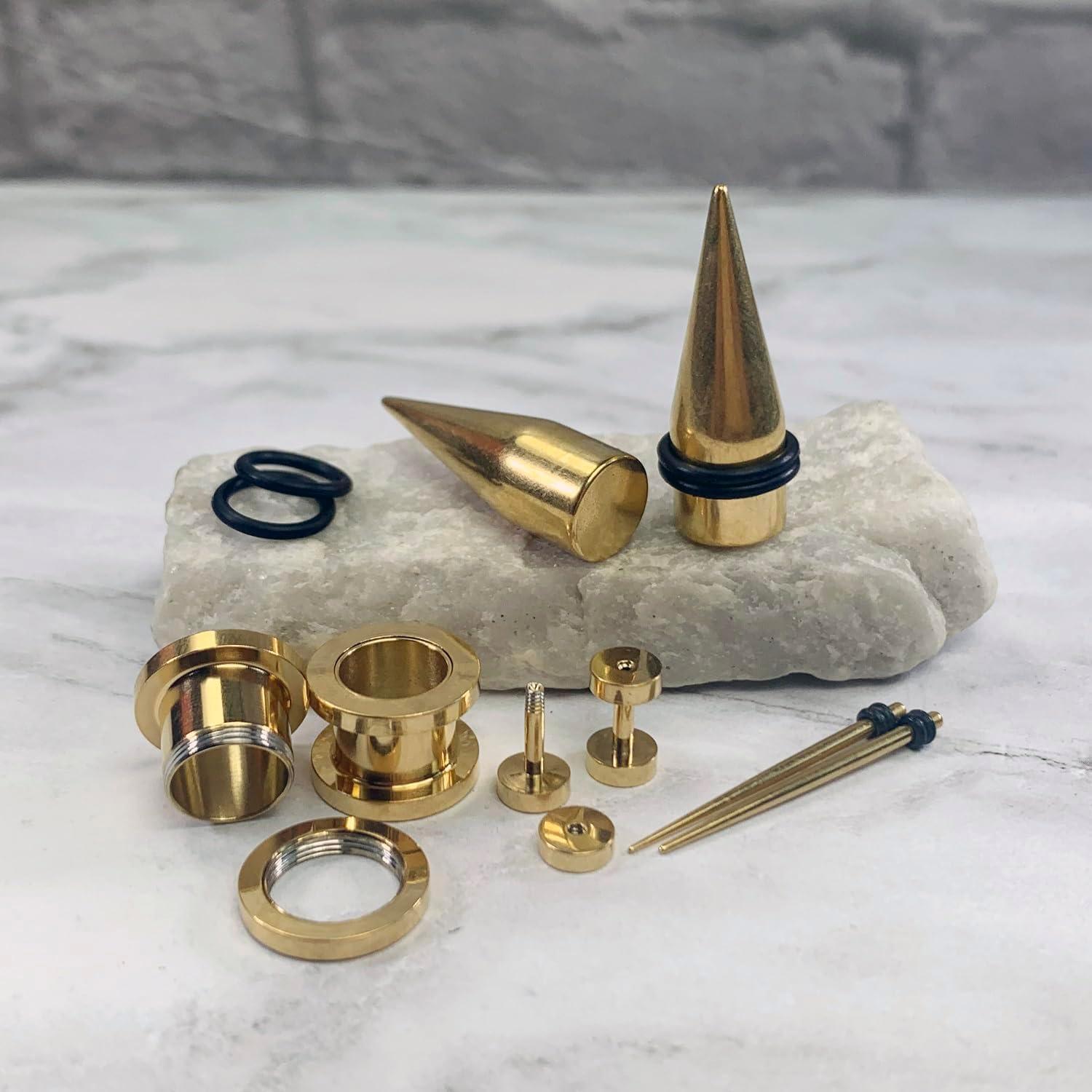 Kit de Estiramiento de Orejas BodyJ4You 36 Piezas 14G-00G