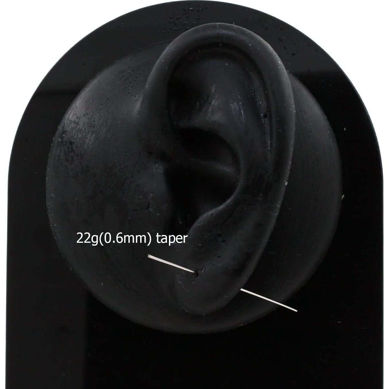 Taper de Inserción Acero 316L 22G para Piercing Corporal