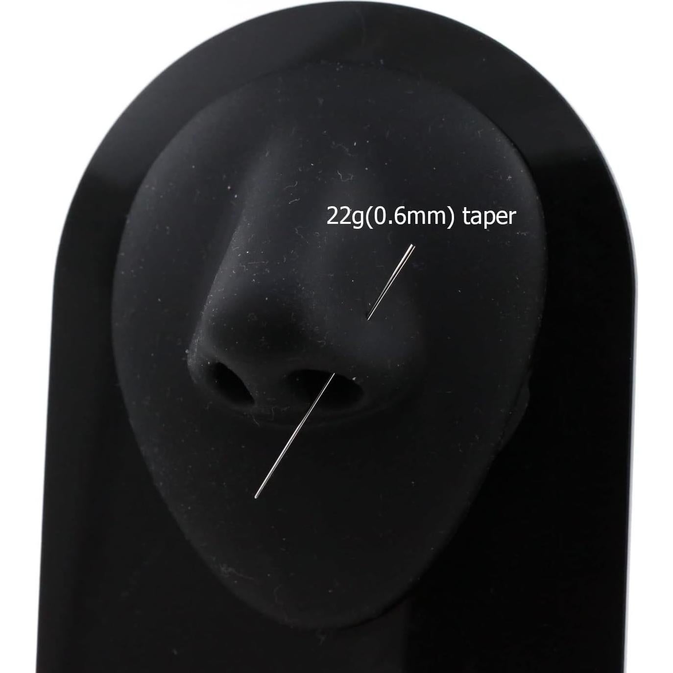 Taper de Inserción Acero 316L 22G para Piercing Corporal