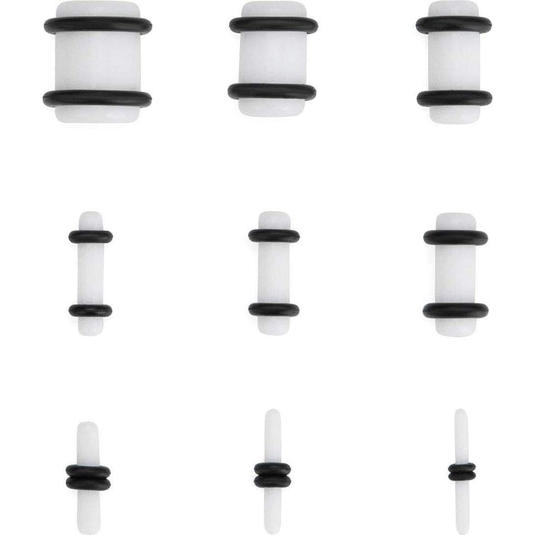 Kit de Estiramiento de Orejas NASAMA 50 Piezas + Aceite Jojoba