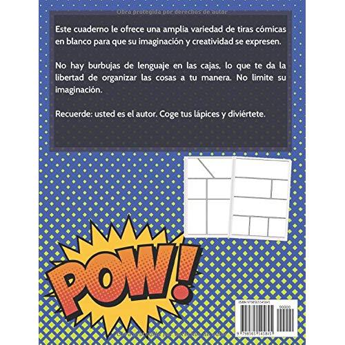 Mi Libro de Comics: 130 tableros en blanco para crear tu propio cómic, con una gran variedad de modelos | ¡El autor eres tú! El autor eres tú! : ... adultos que aman los cómics (Spanish Edition)