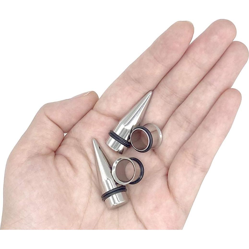 Kit de Estiramiento de Orejas HEKEUOR 11mm Acero Inoxidable