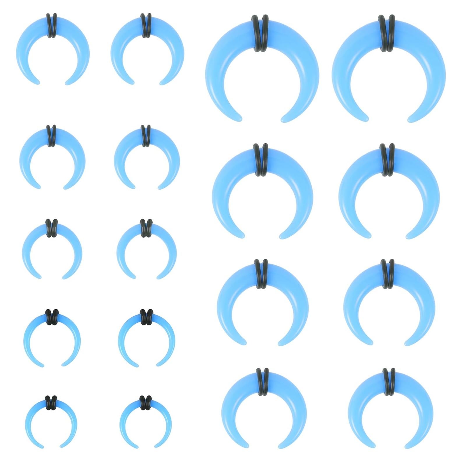 Kit de Perforación ZS 9 Pairs Tapers Acrílicos Hipoalergénicos