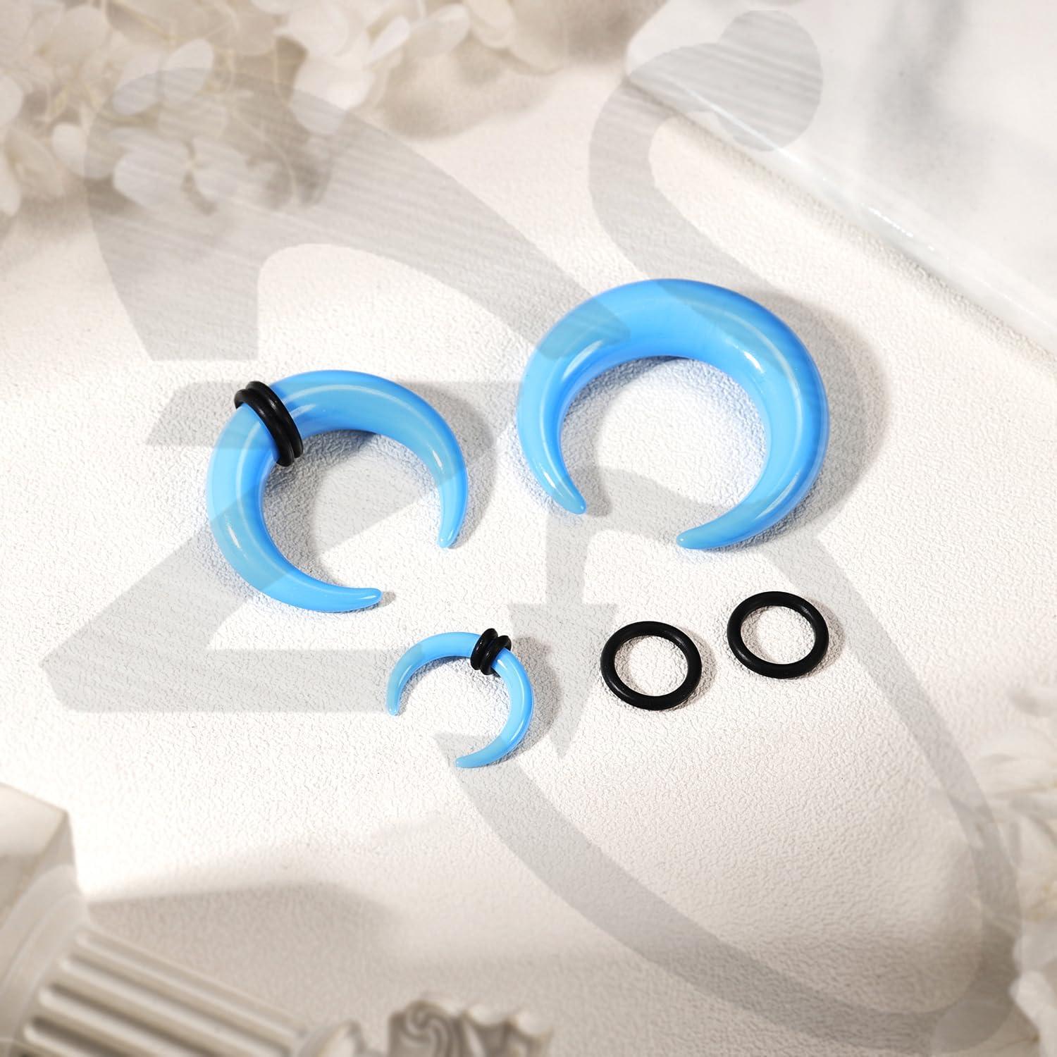 Kit de Perforación ZS 9 Pairs Tapers Acrílicos Hipoalergénicos