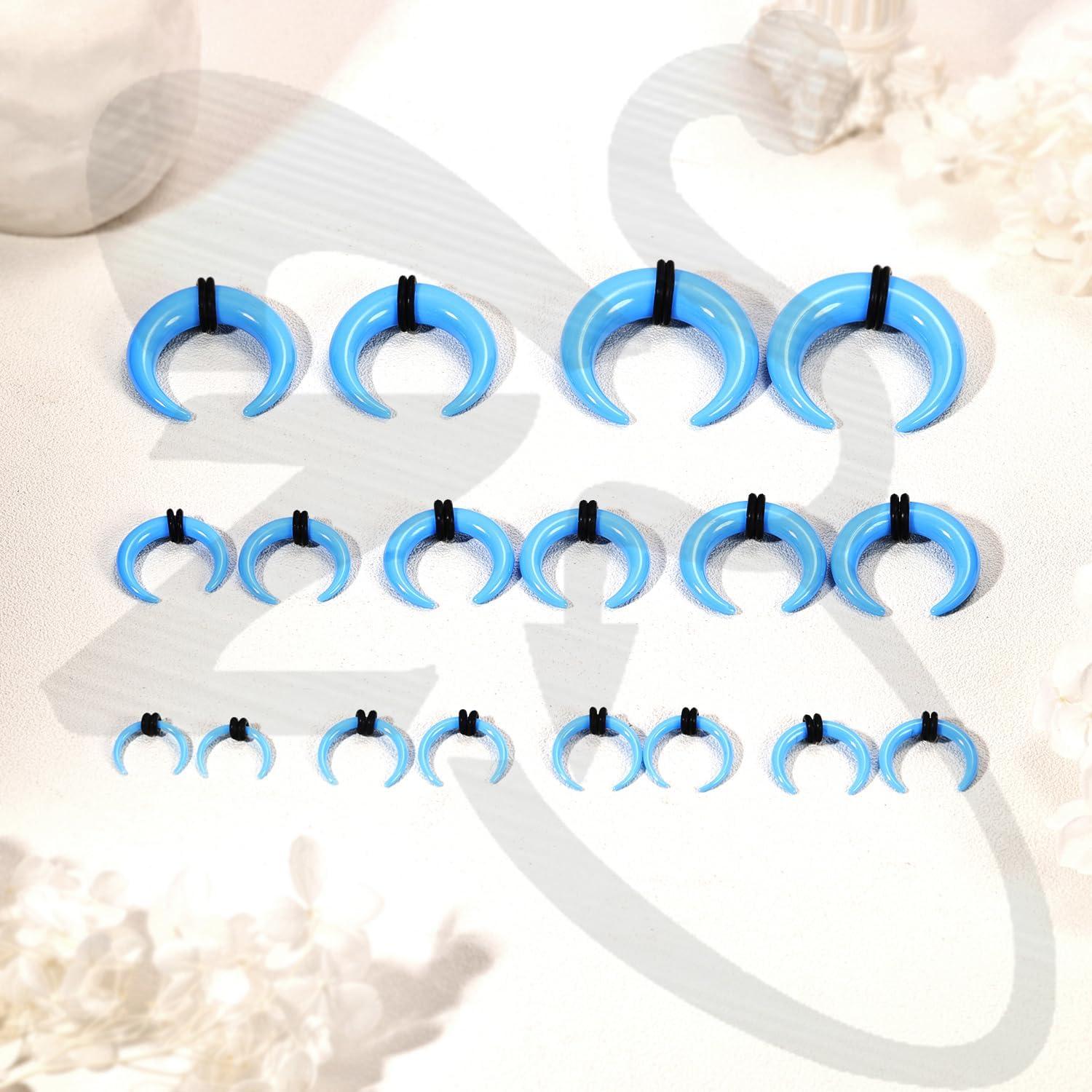 Kit de Perforación ZS 9 Pairs Tapers Acrílicos Hipoalergénicos