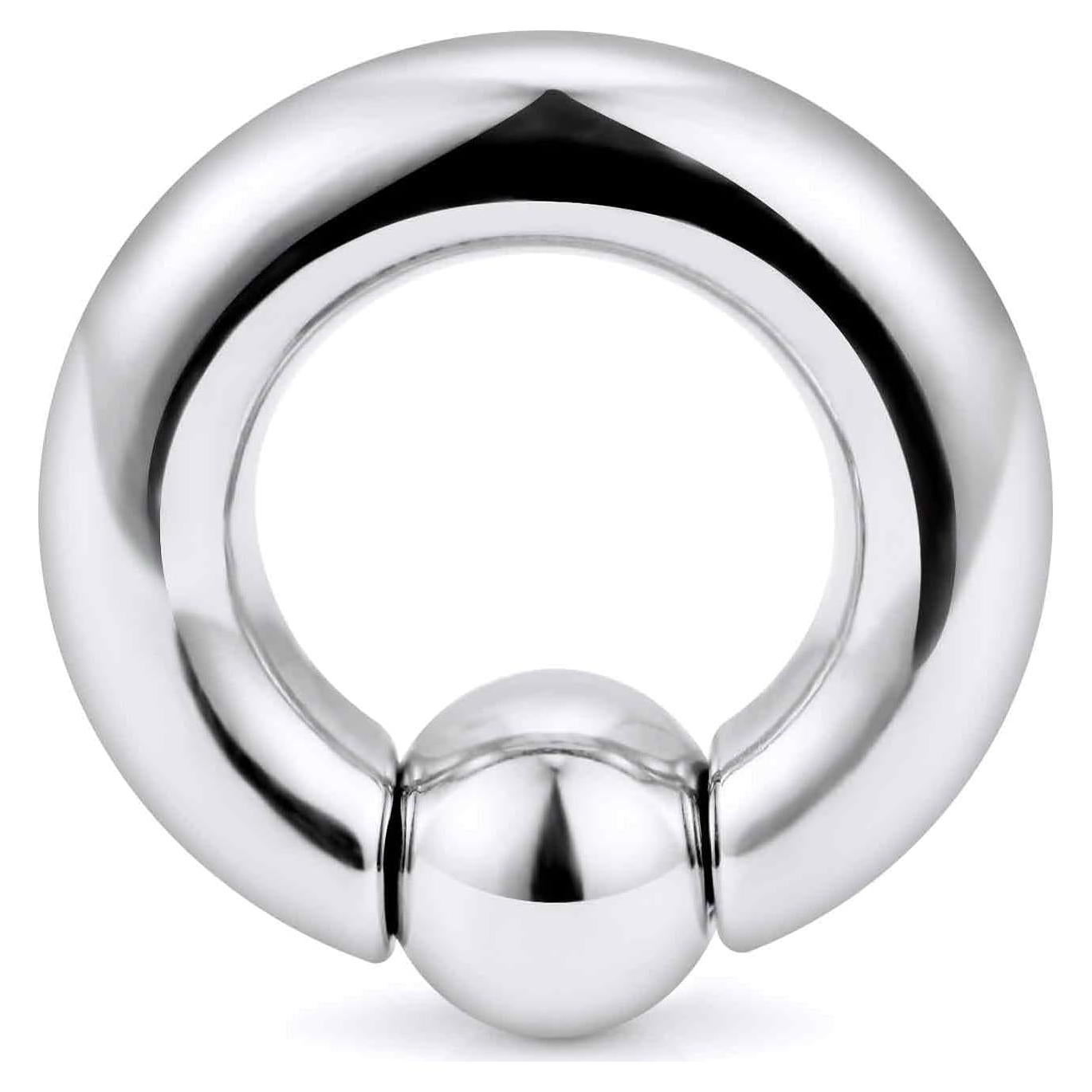 Anillos de Septum Yaalozei 4G Acero Quirúrgico 19mm Plata