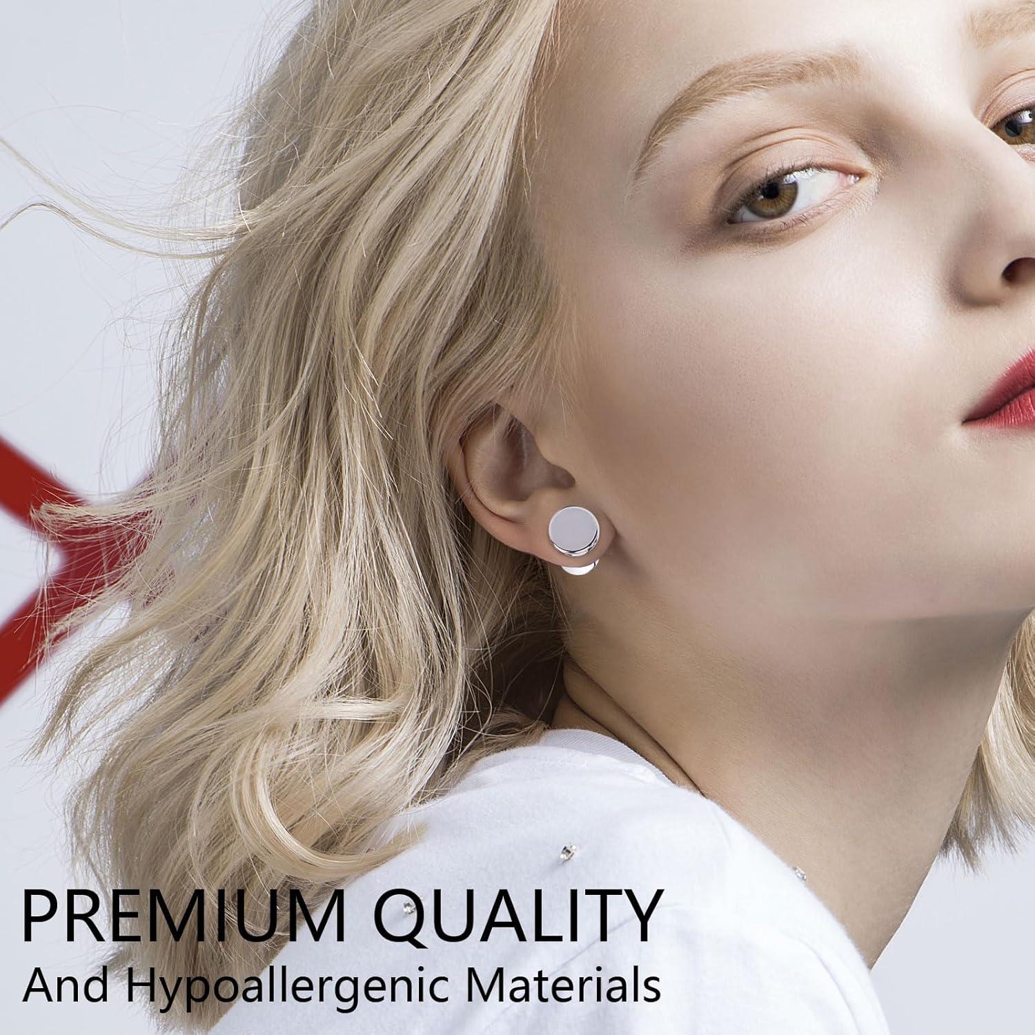 Kit de Estiramiento de Orejas Longbeauty 36pcs Acero Inoxidable