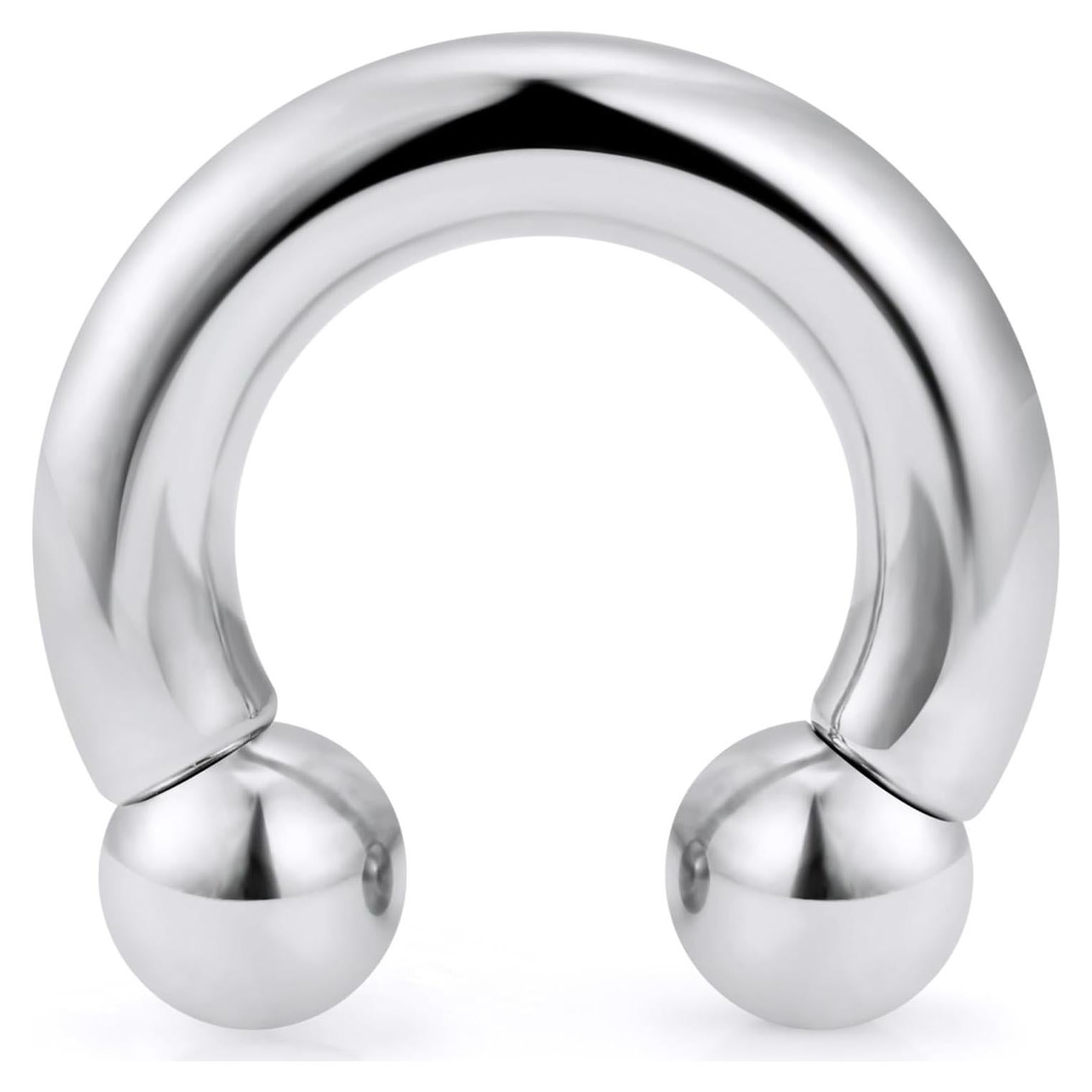 Anillo de Septum Grande Yaalozei 8G Acero Quirúrgico 14mm