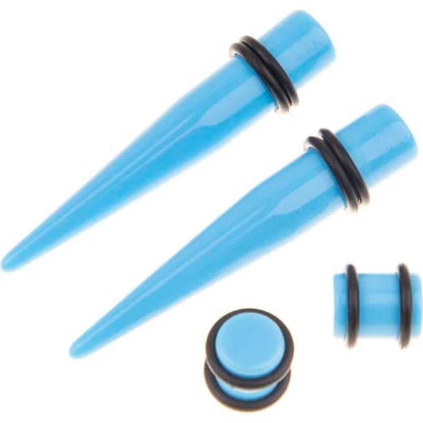 Kit de Estiramiento de Orejas 84 PCS Acrílico 14G-00G