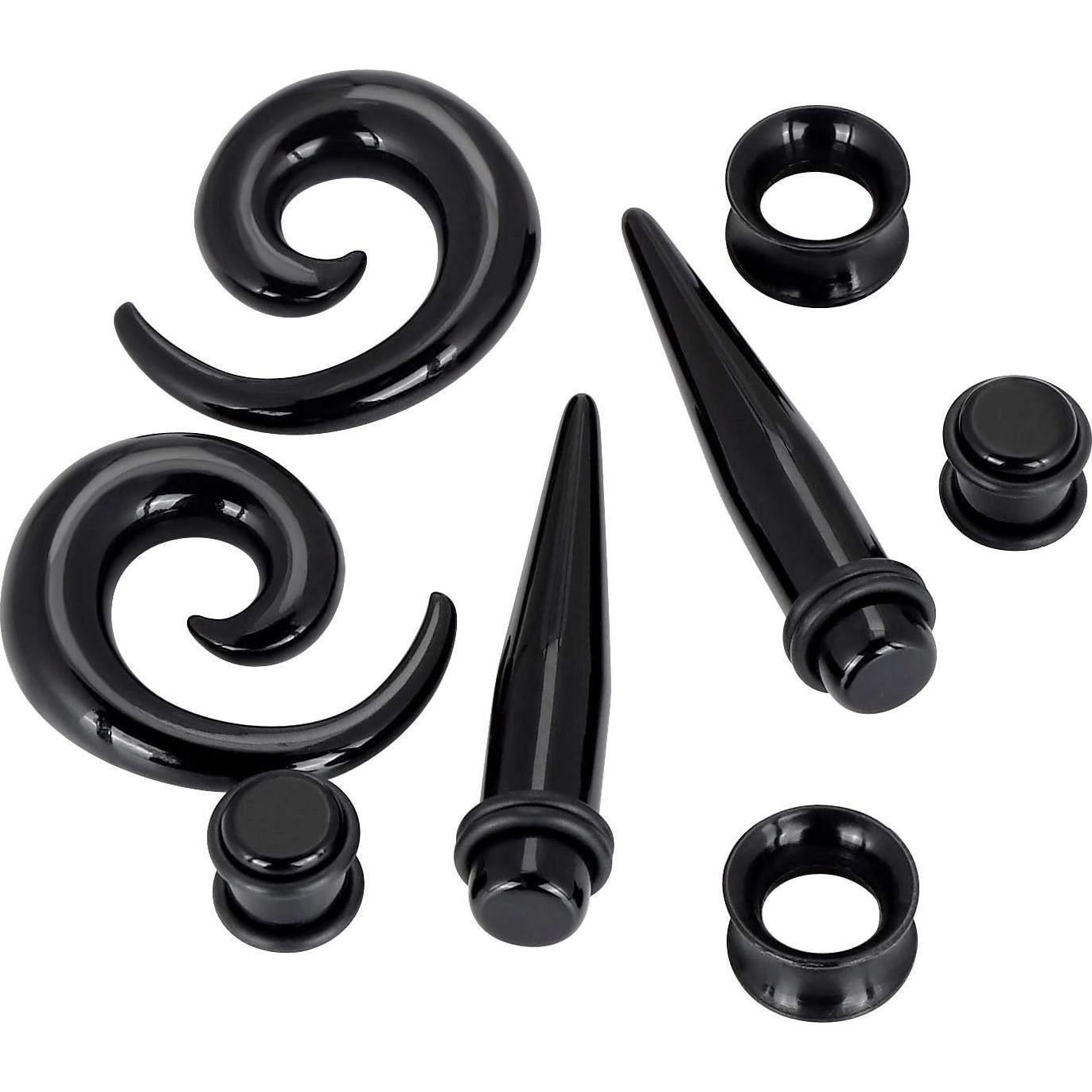 Kit de Estiramiento de Orejas 68 Piezas Beautidots 14G-00G