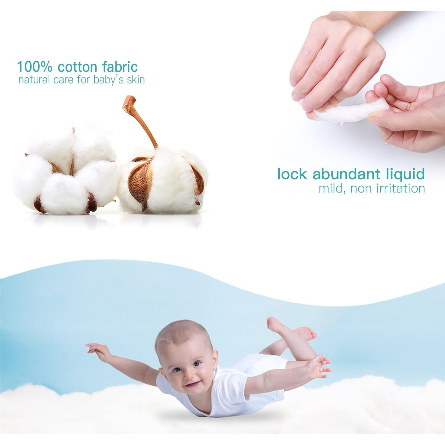 Toallitas Estériles de Salina Winner 70 Unidades 15x20 cm