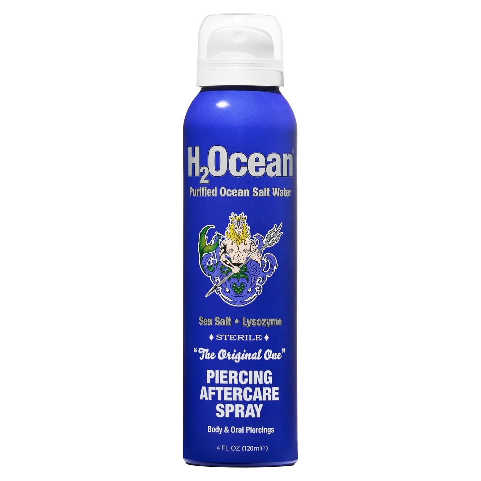 H2Ocean Spray Cuidado para Piercings 118 ml - Sal Marina