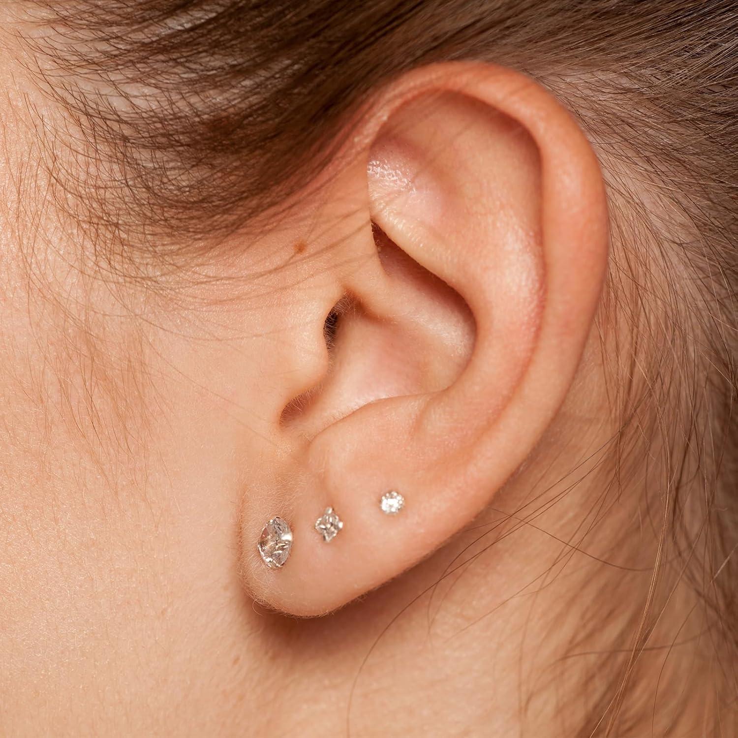 Kit de Perforación de Orejas SugarTang - Acero Quirúrgico 5mm