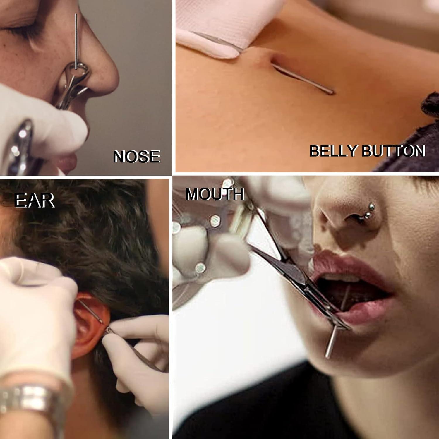 Kit de Piercing Estéril 100pcs Anghie 12G 14G 16G 18G 20G