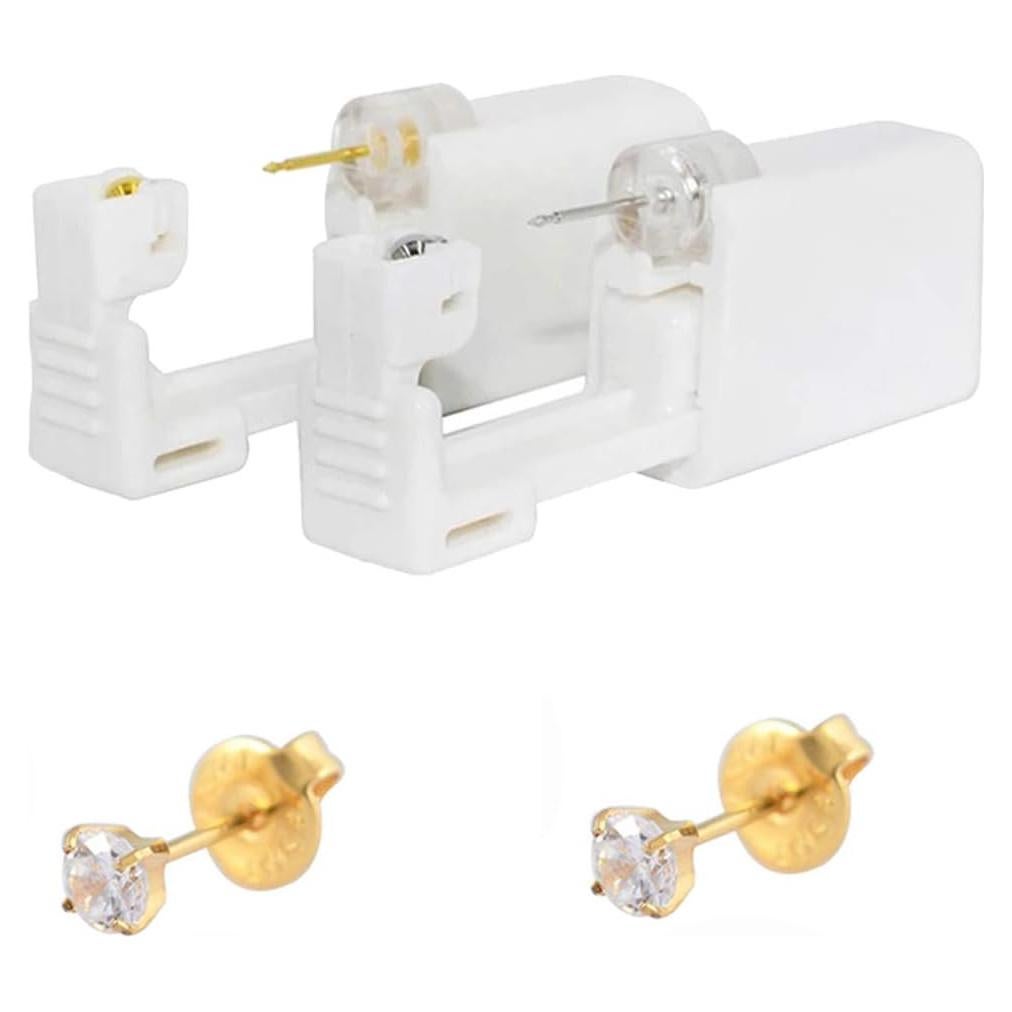 Kit de perforación de orejas Lvyue con pistola y pernos estériles