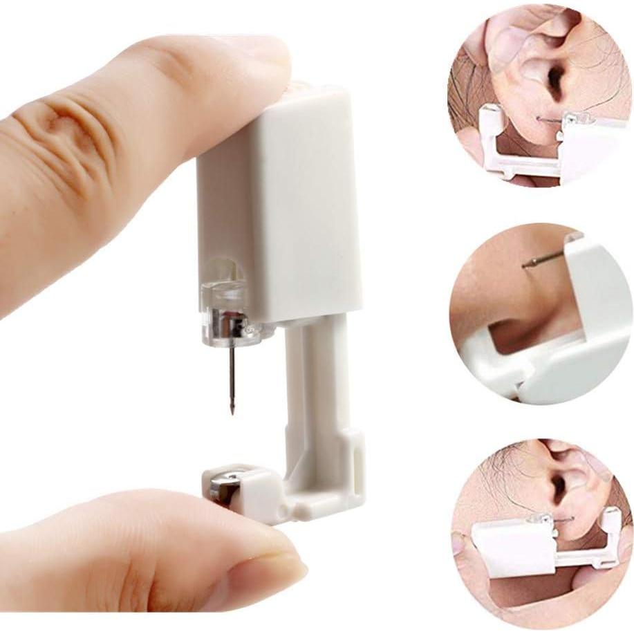 Kit de perforación de orejas Lvyue con pistola y pernos estériles