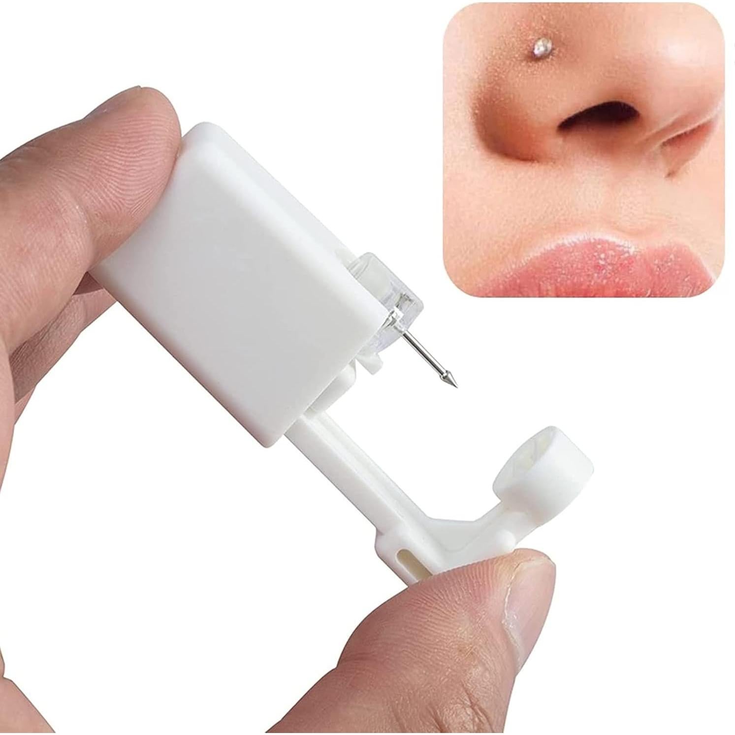 Kit de Piercing de Nariz HYJLPAF - 3 Pistolas + 6 Anillos