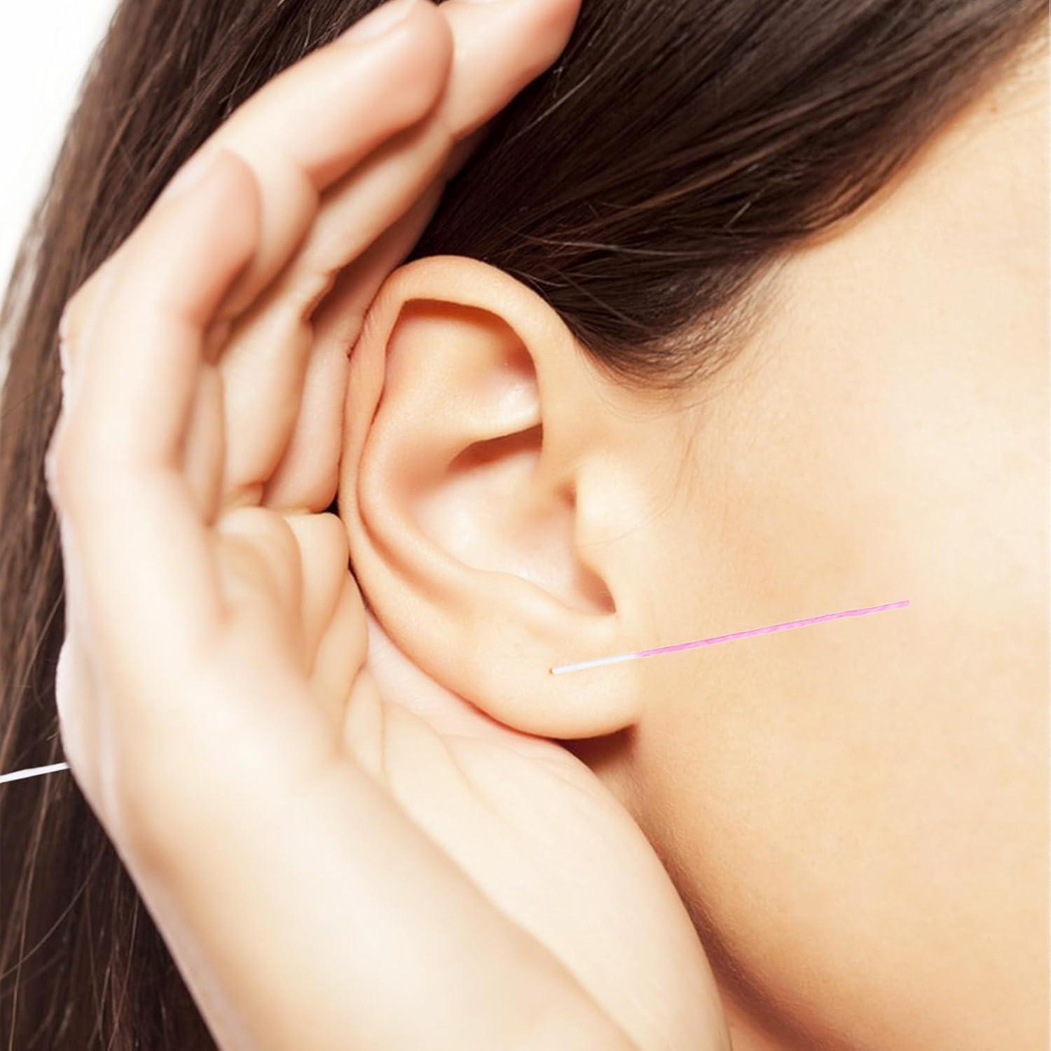 Kit de Limpieza de Piercing de Oreja Yolev 180 Piezas Rosa