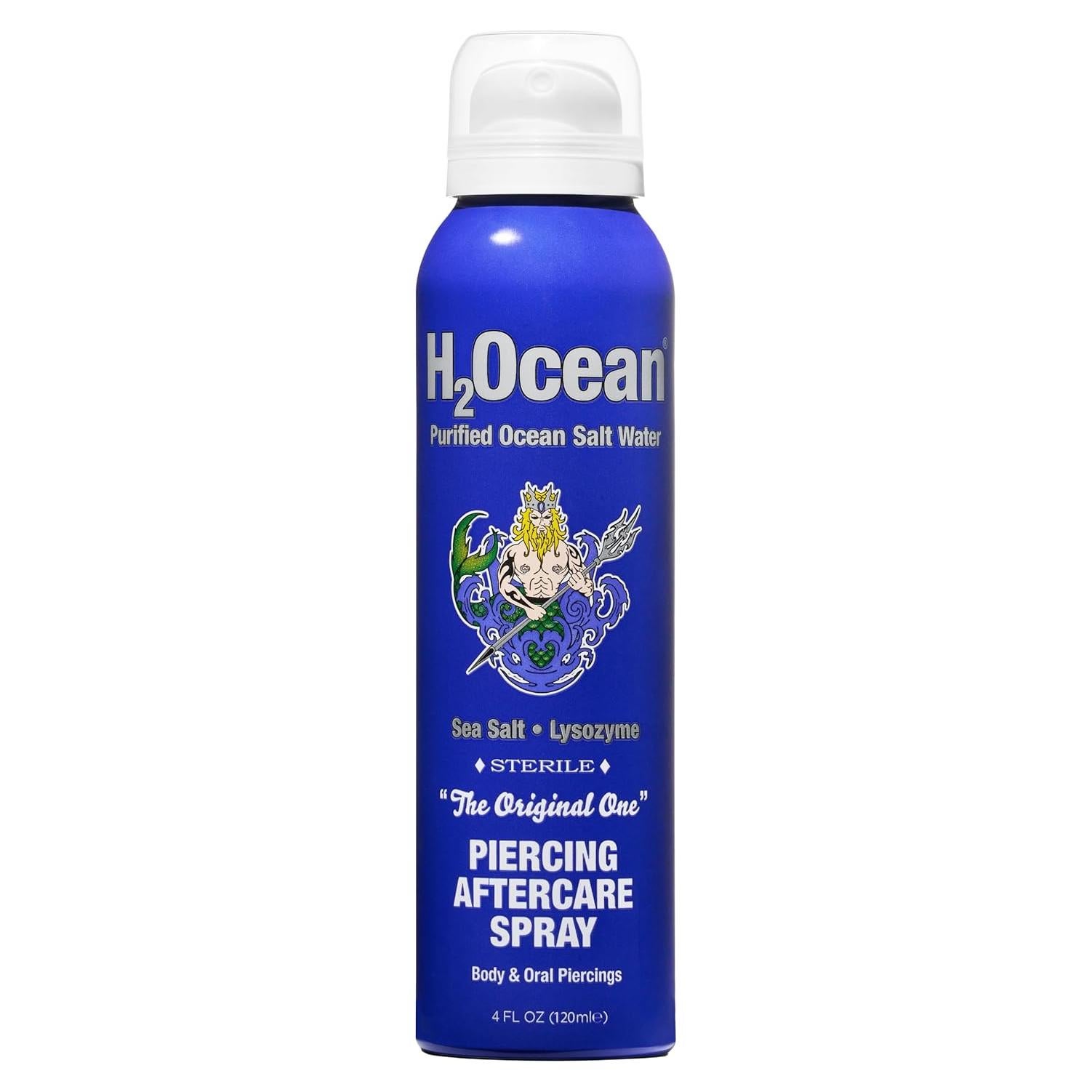 H2Ocean Spray Post-Piercing 118 ml - Cuidado y Limpieza