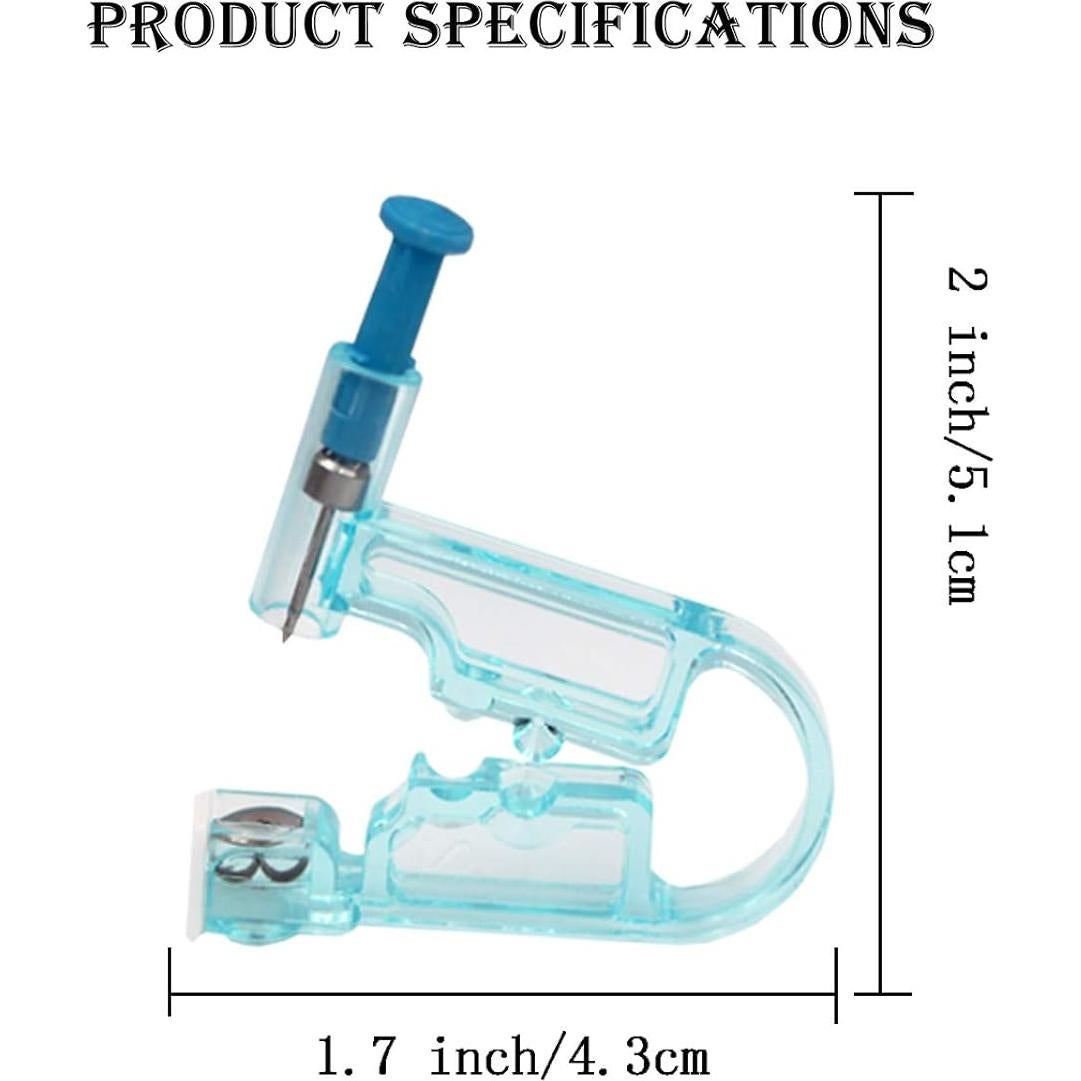 Kit de perforación de orejas Refesta 8 Pcs con aretes y herramienta