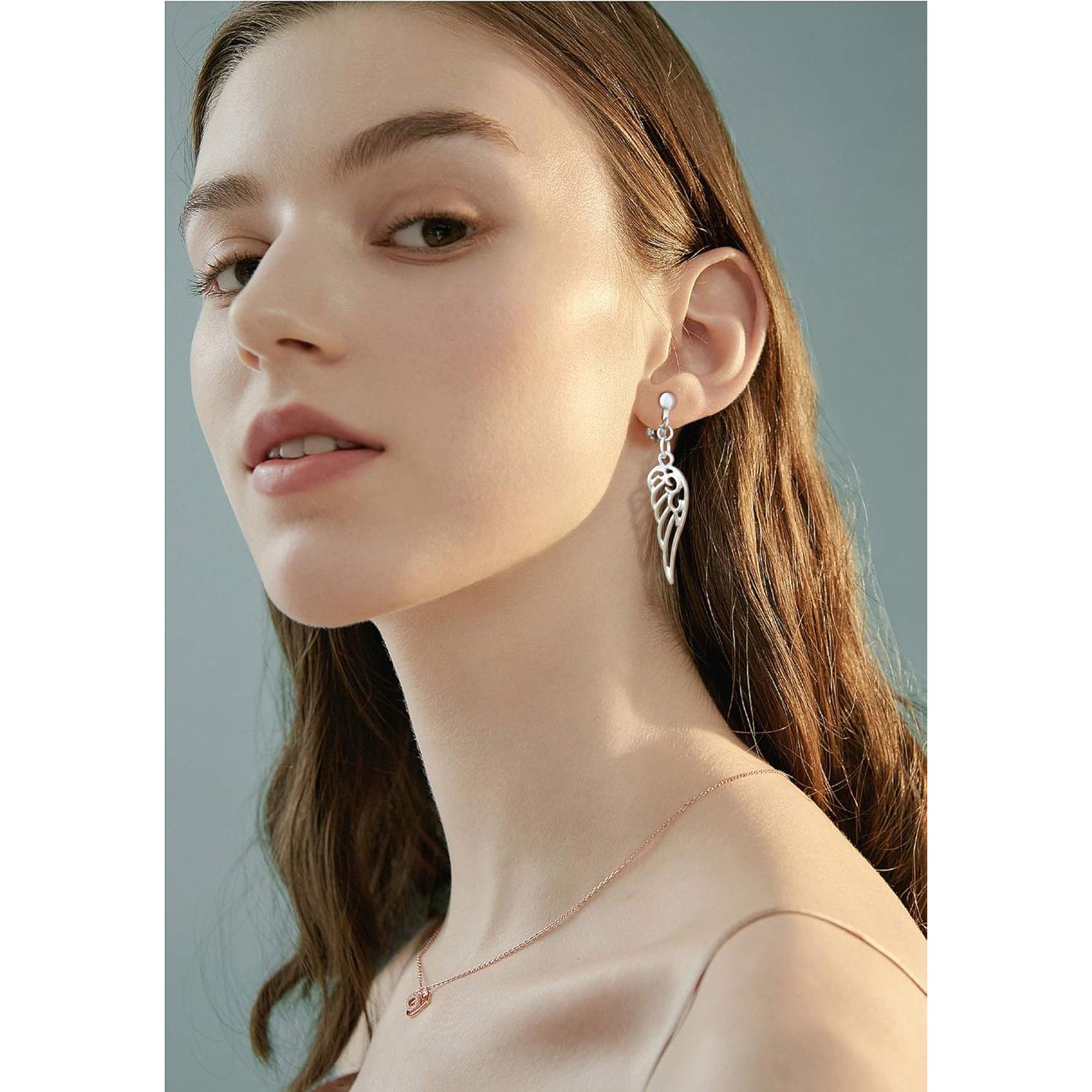 15 Pares de Pendientes de Clip Plateados Hipoalergénicos