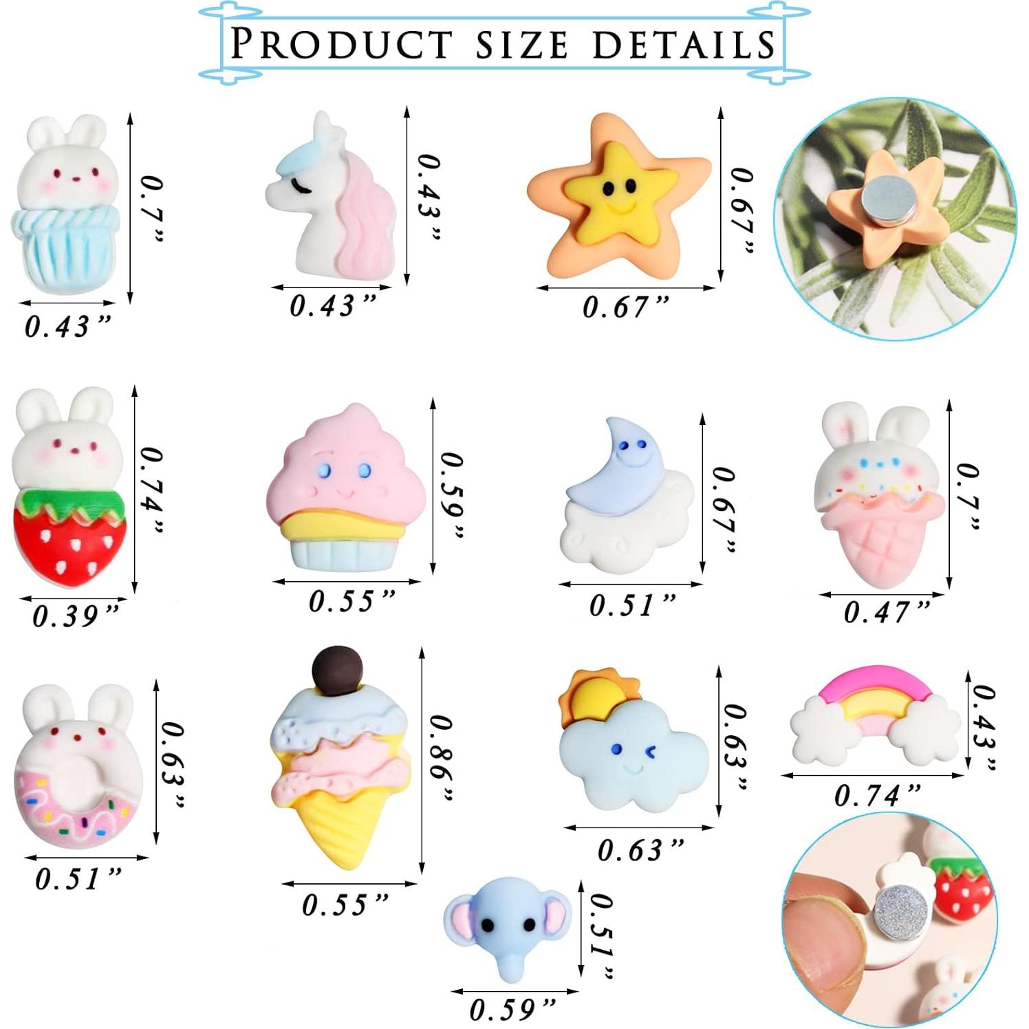 Aretes Magnéticos de Conejo Spiritlele - 12 Pares No Perforados