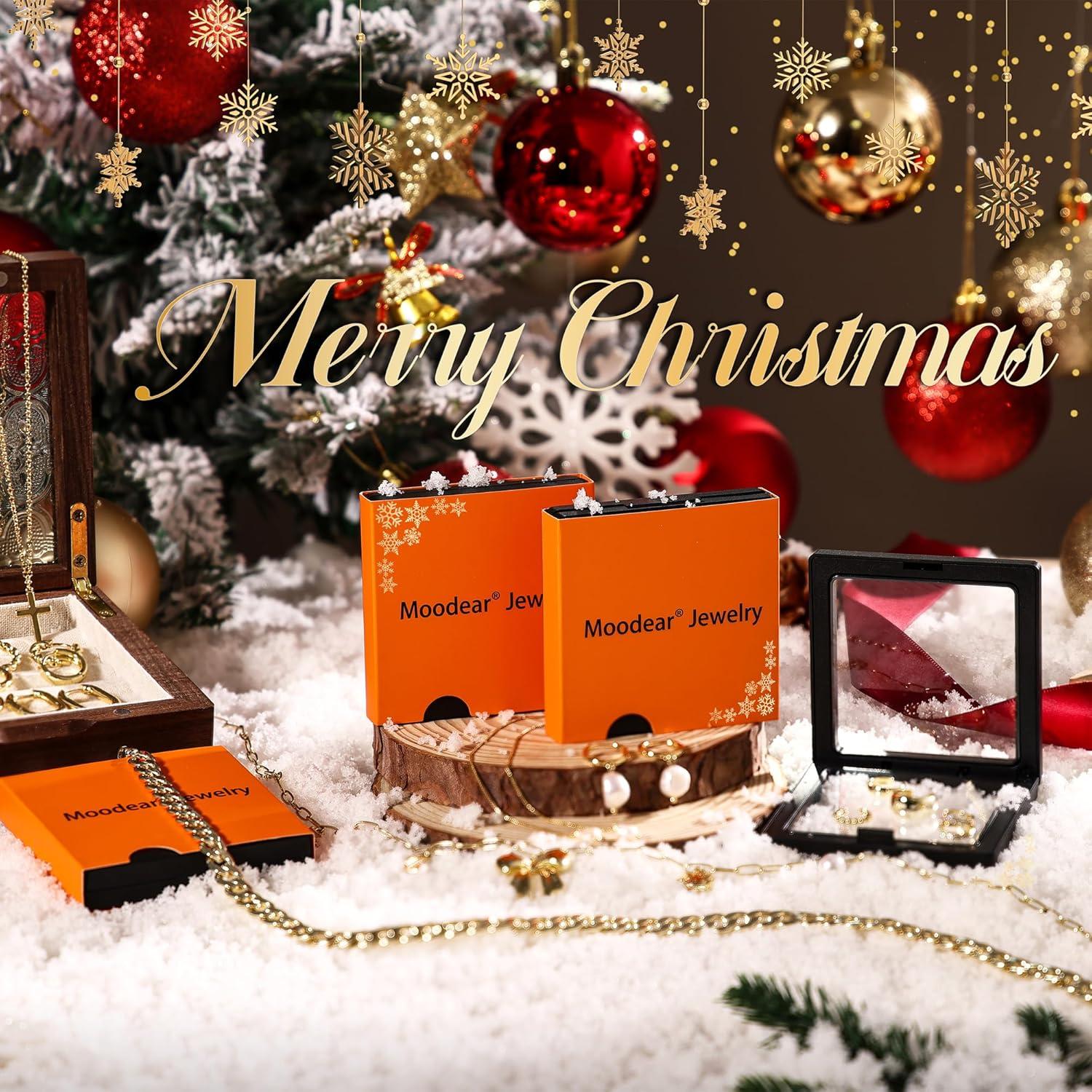 Aretes Cuffs No Perforados Moodear Oro 14K 3 Piezas Hipoalergénicos