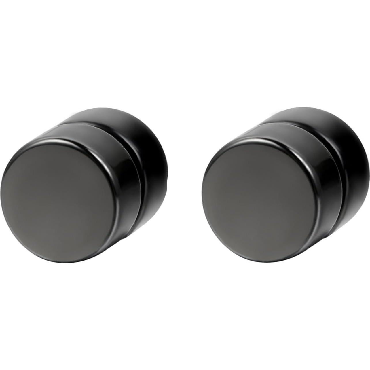 Pendientes de Clip Falsos Flongo Unisex 8PCS Acero Inoxidable 6-12mm