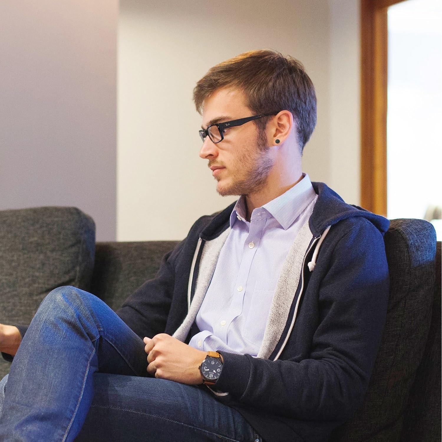 Pendientes de Clip Falsos Flongo Unisex 8PCS Acero Inoxidable 6-12mm